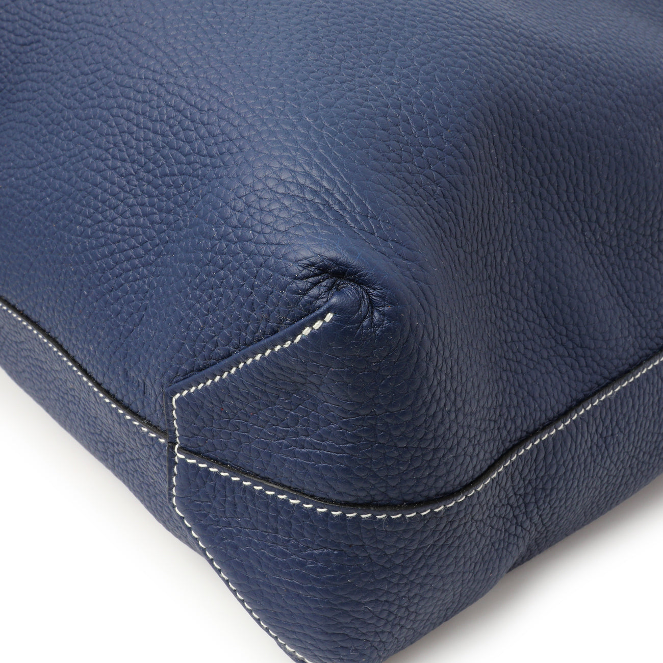 Exclusive Hermes Blue Taurillon Clemence Double Sens 36 — Alternate View 9