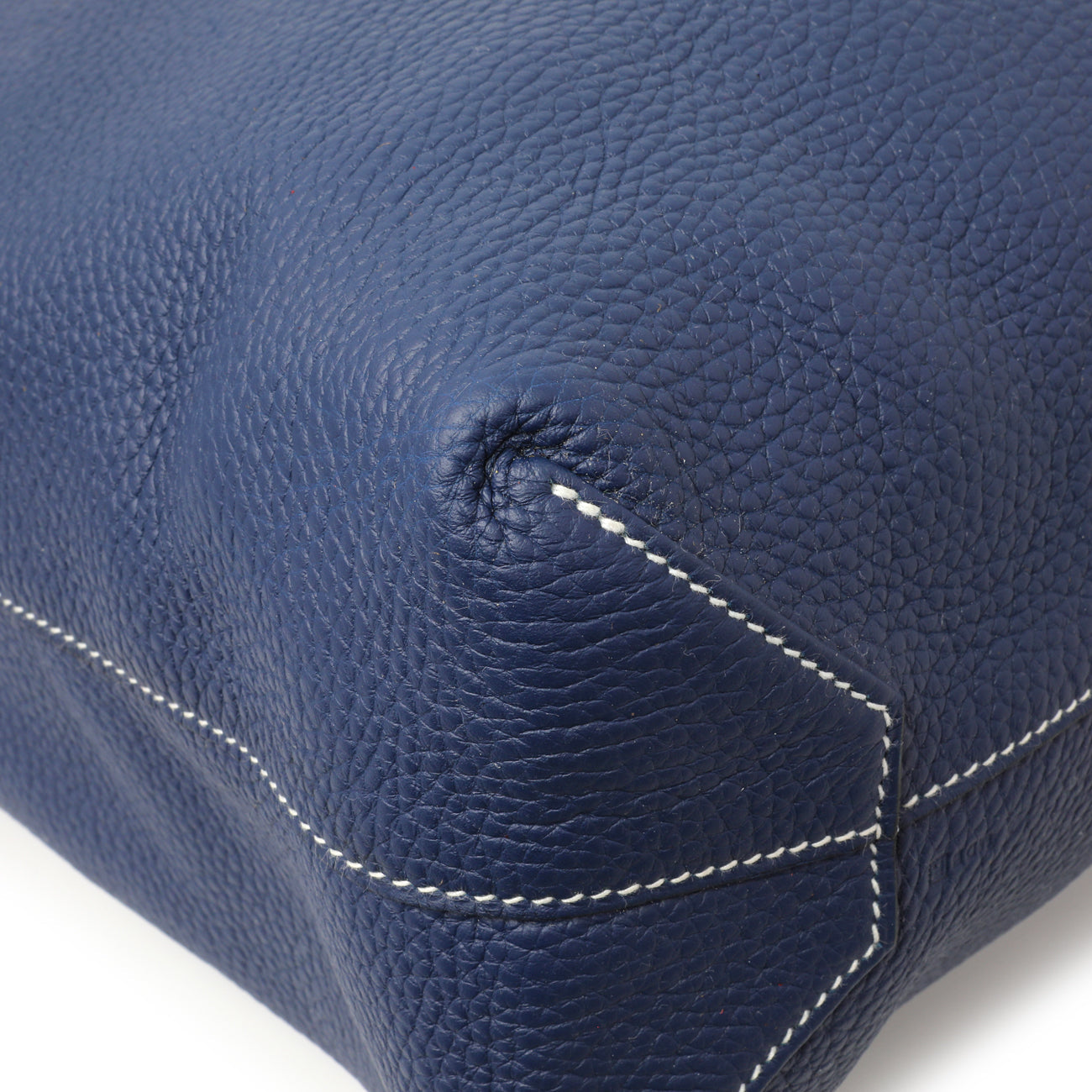 Exclusive Hermes Blue Taurillon Clemence Double Sens 36 — Alternate View 11