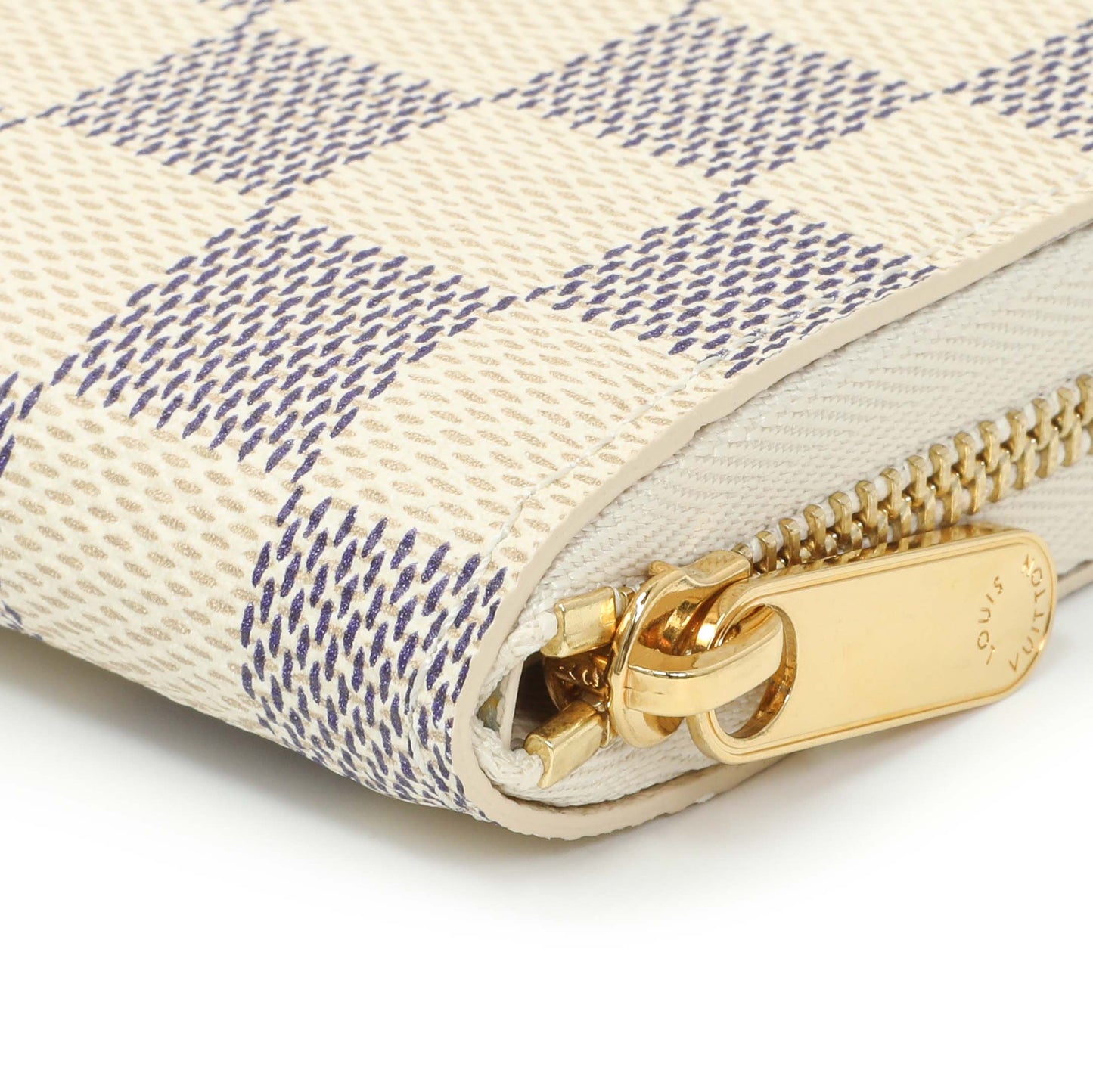 Exclusive Louis Vuitton Damier Azur Zippy Coin Purse — Lifestyle View