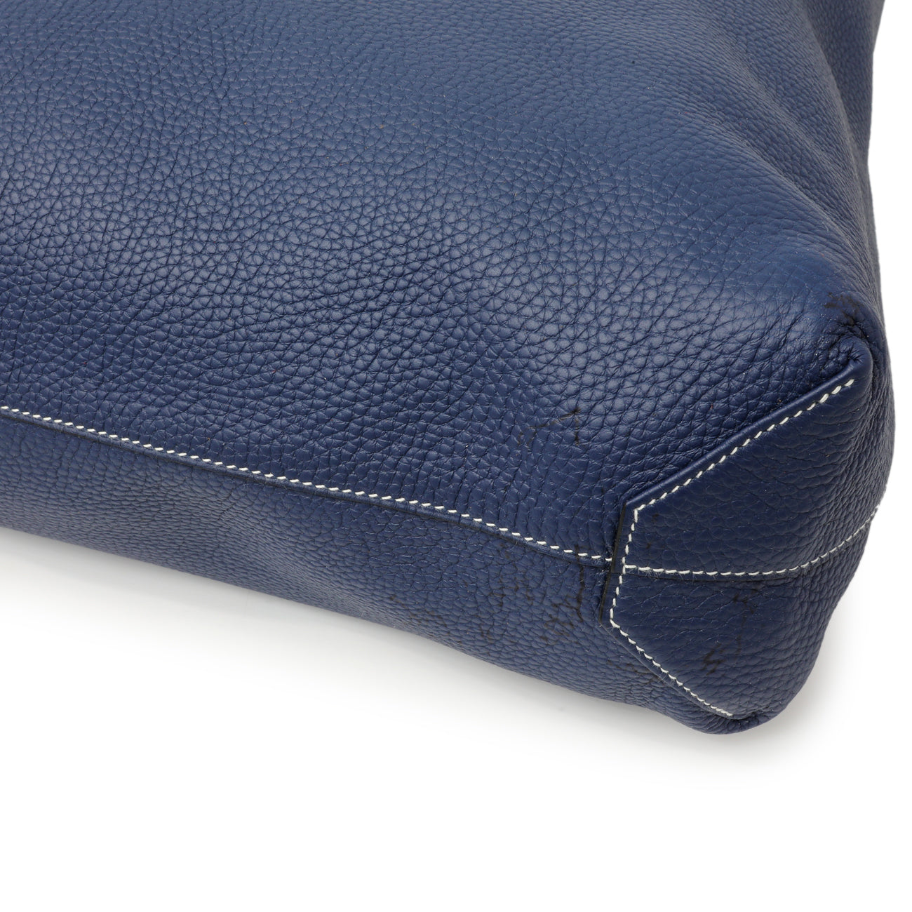 Exclusive Hermes Blue Taurillon Clemence Double Sens 36 — Alternate View 19
