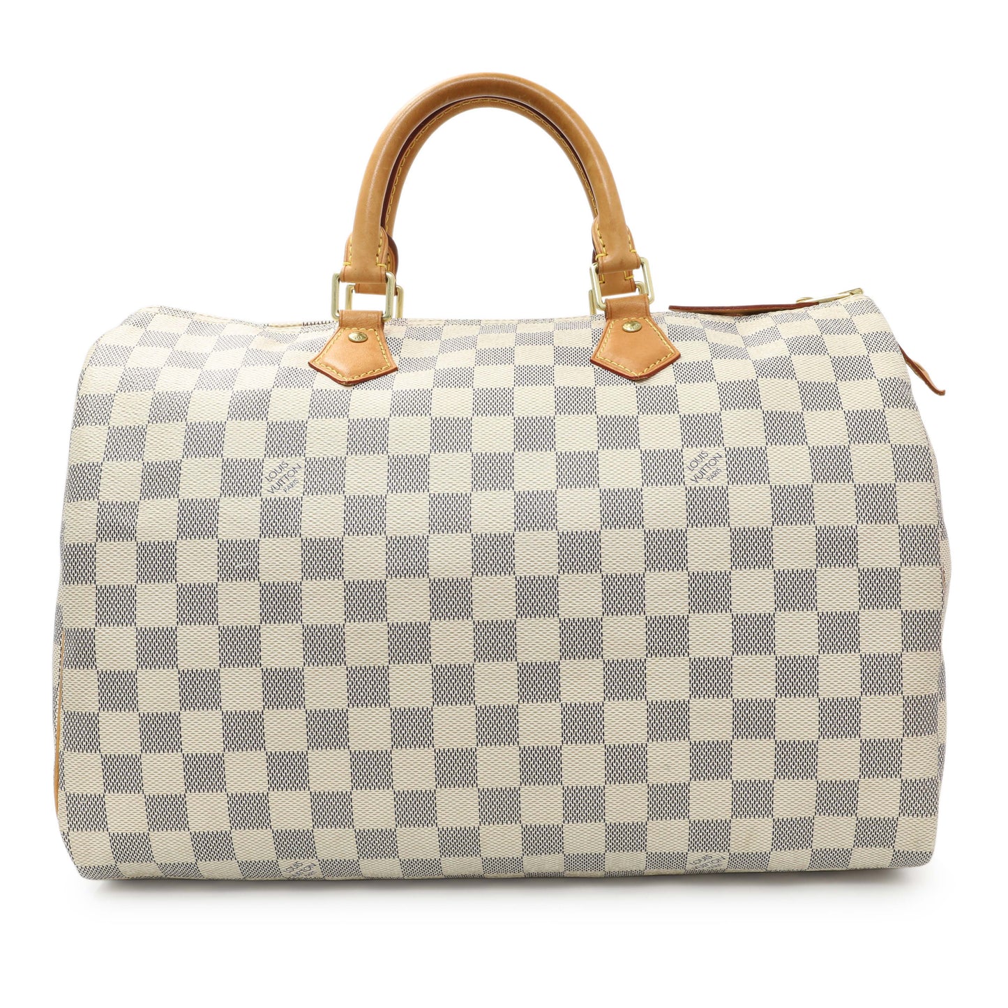 Exclusive Louis Vuitton Damier Azur Speedy 35 — Front View