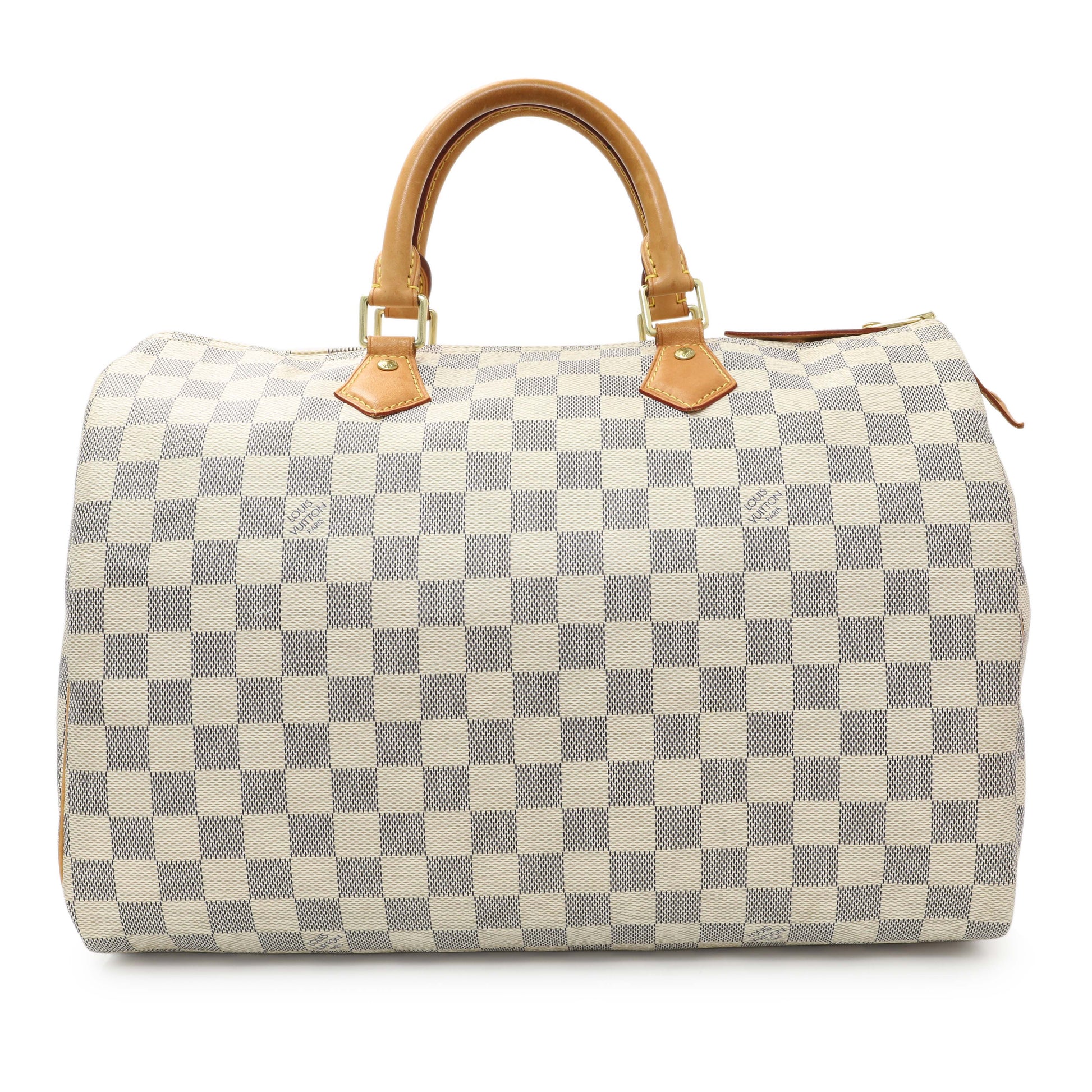Exclusive Louis Vuitton Damier Azur Speedy 35 — Front View
