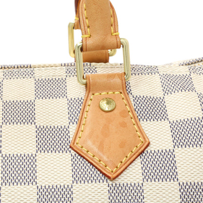 Exclusive Louis Vuitton Damier Azur Speedy 35 — Alternate View 12