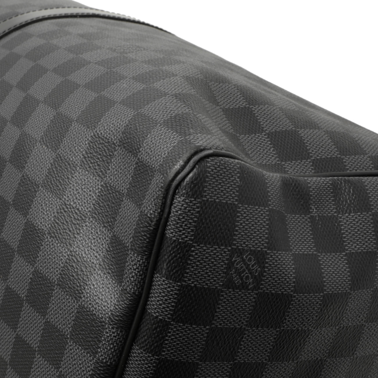 Exclusive Louis Vuitton Damier Graphite Keepall Bandouliere 55 — Alternate View 7