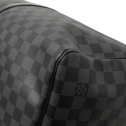 Exclusive Louis Vuitton Damier Graphite Keepall Bandouliere 55 — Alternate View 7