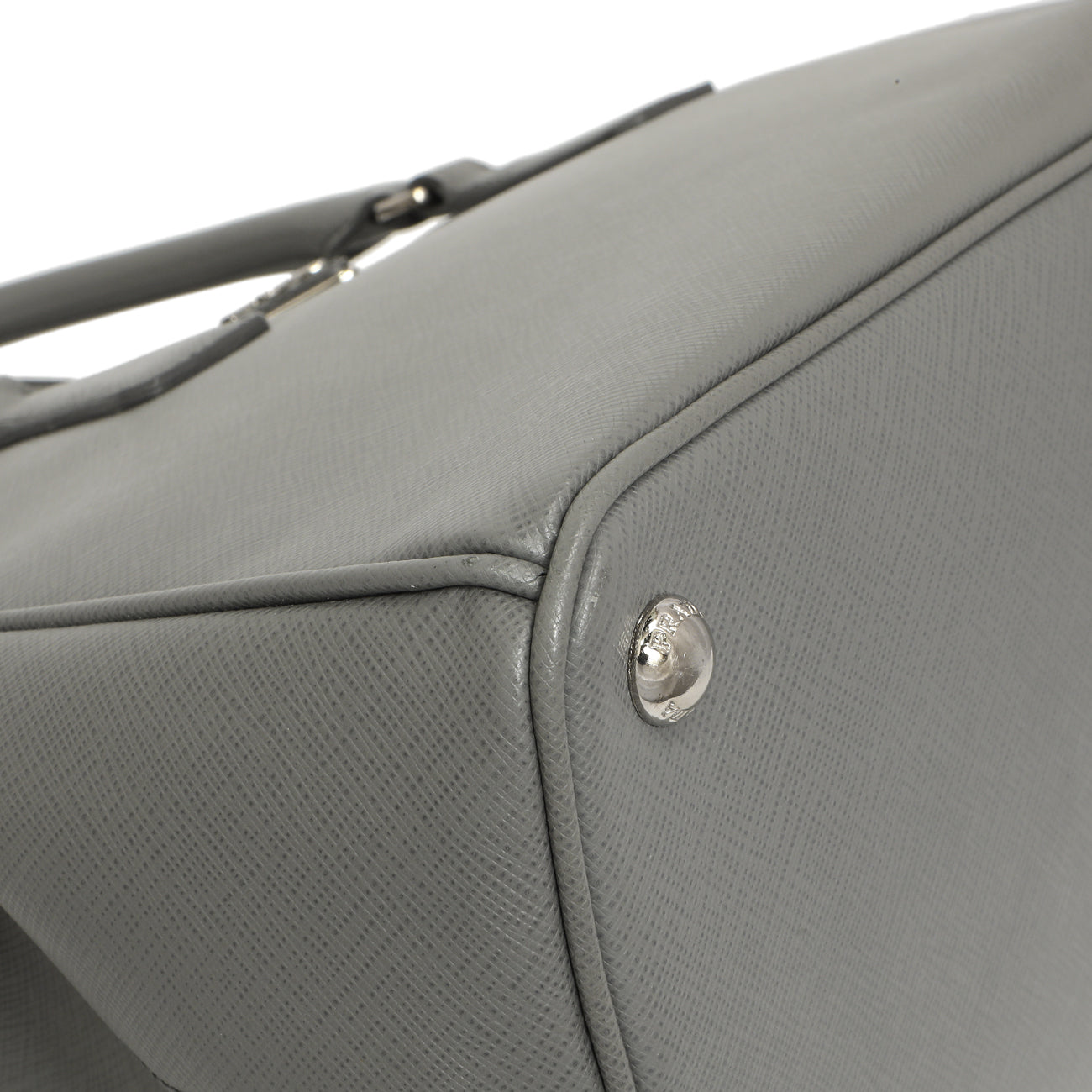 Exclusive Prada Marmo Saffiano Small Galleria Double Zip Tote — Lifestyle View