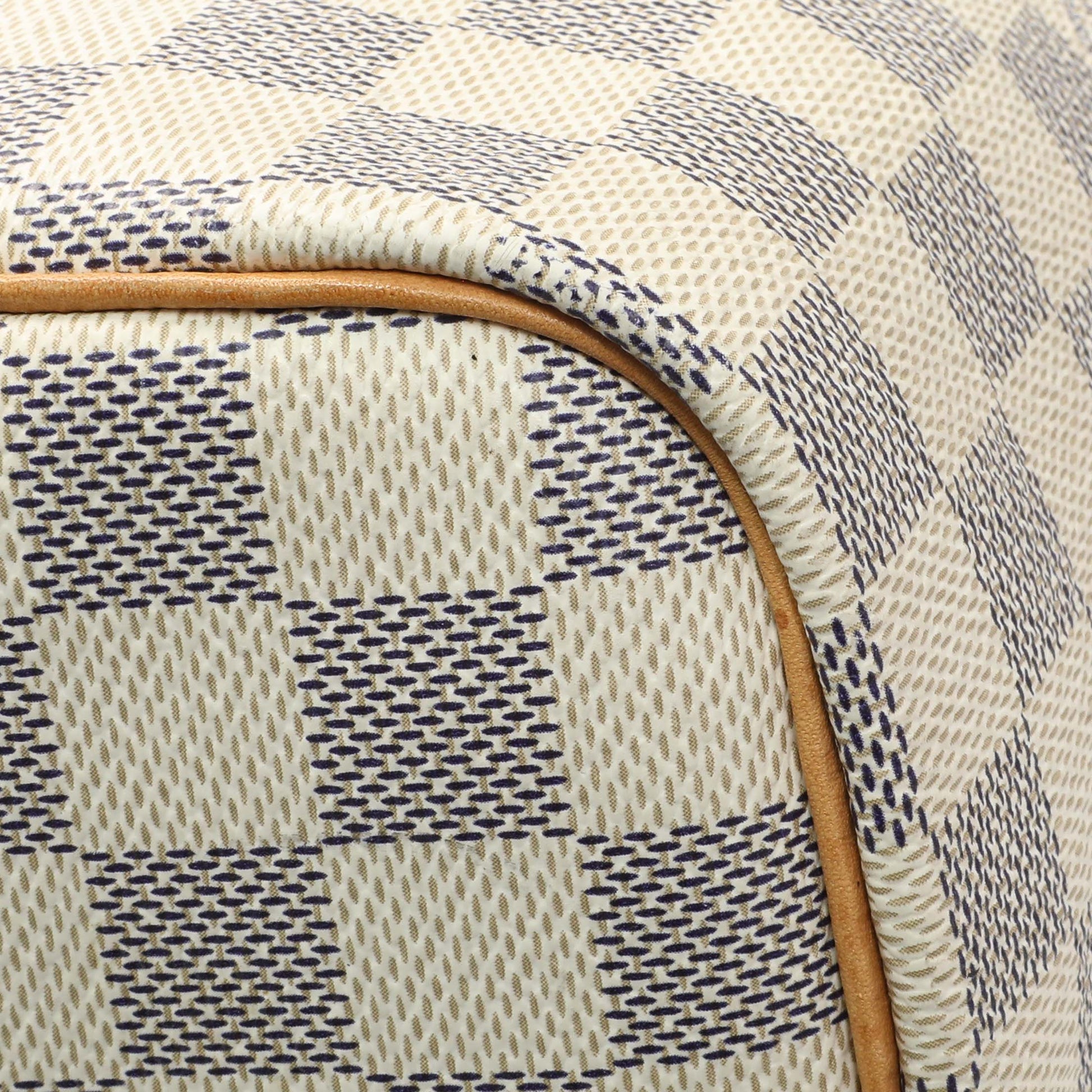 Exclusive Louis Vuitton Damier Azur Speedy 35 — Lifestyle View
