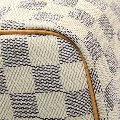 Exclusive Louis Vuitton Damier Azur Speedy 35 — Lifestyle View