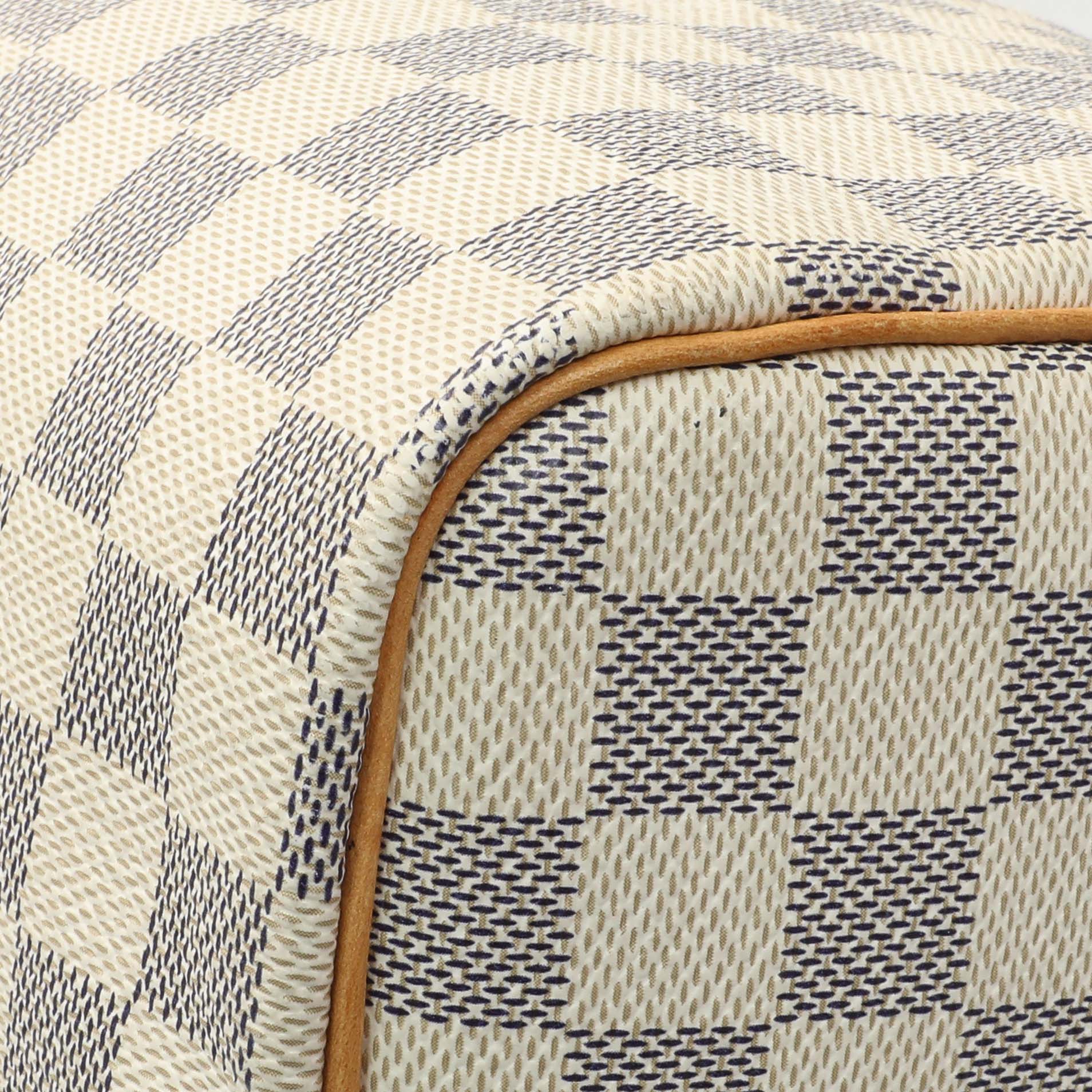 Exclusive Louis Vuitton Damier Azur Speedy 35 — Alternate View 7