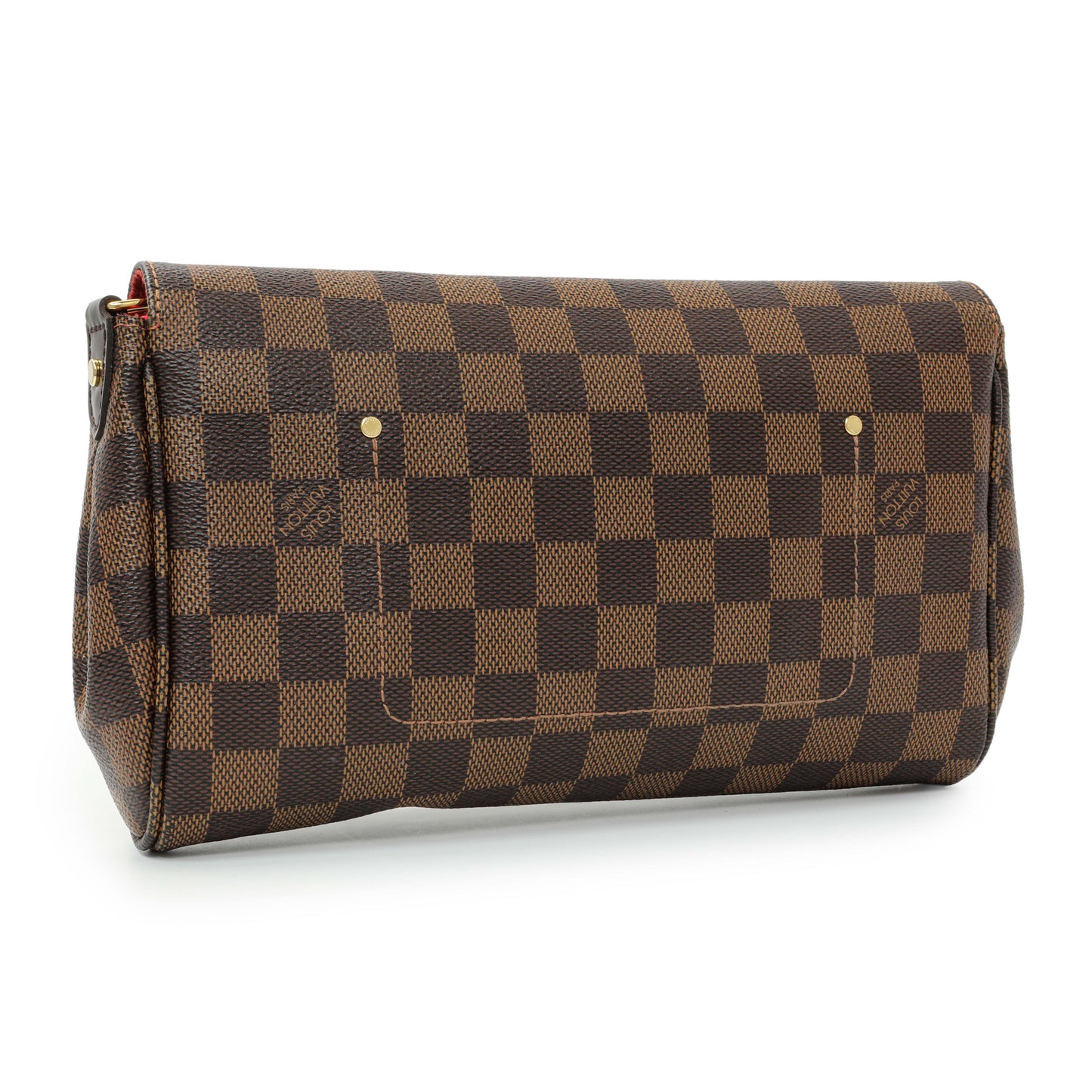 Exclusive Louis Vuitton Damier Ebene Favorite MM — Side View