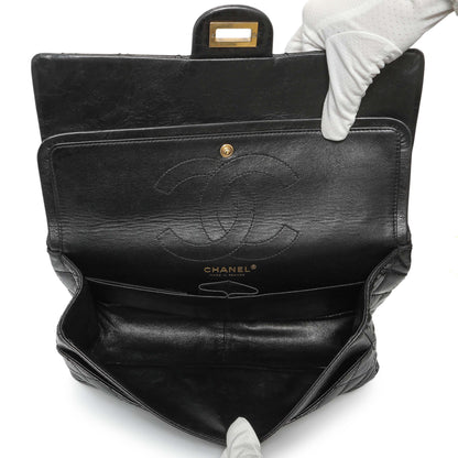 Exclusive Chanel Black Quilted Aged Calfskin 2.55 Reissue 226 Flap — Top View