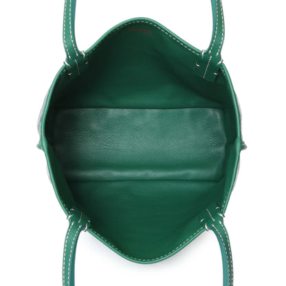 Exclusive Goyard Green Goyardine Reversible Mini Anjou — Top View