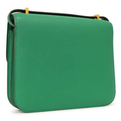 Exclusive Hermes Vert Vertigo Evercolor Constance 18 — Back View