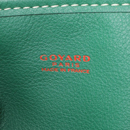 Exclusive Goyard Green Goyardine Reversible Mini Anjou — Detail View