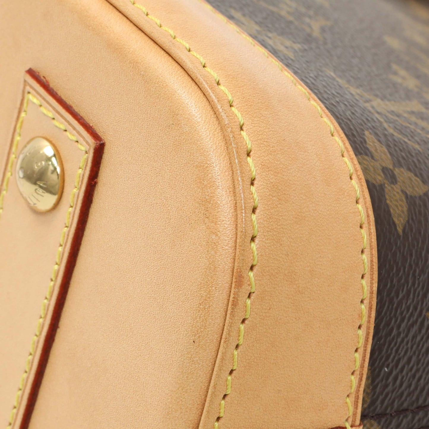 Exclusive Louis Vuitton Monogram Alma BB — Detail View