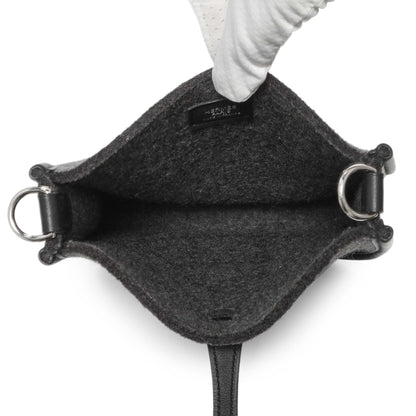 Exclusive Hermes Grey Feutre Swift Evelyne TPM — Back View