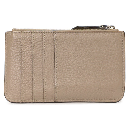 Exclusive Fendi Tortora Cuoio Romano Vitello Grace Key Case Pouch — Side View