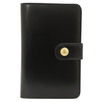 Exclusive Celine Black Box Leather Agenda Cover — Front View