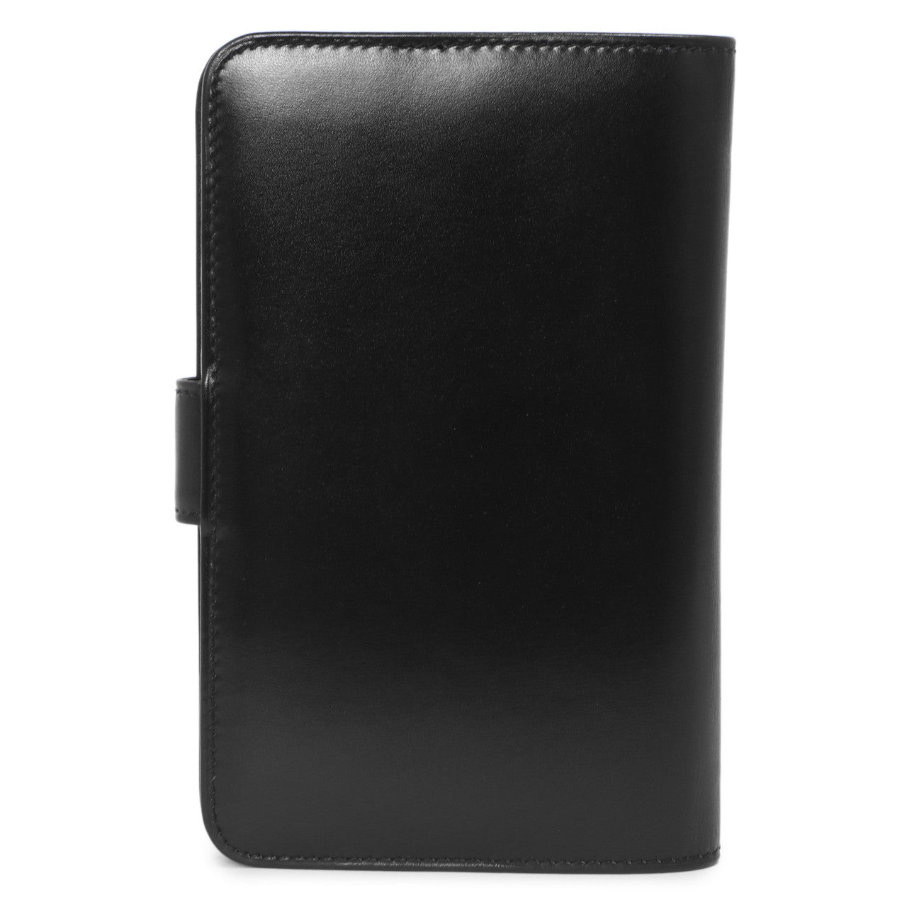 Exclusive Celine Black Box Leather Agenda Cover — Side View