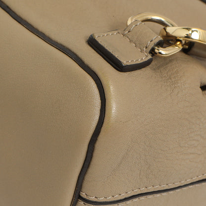 Exclusive Chloe Grey Suede Calfskin Mini Faye Backpack — Alternate View 7