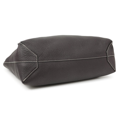 Exclusive Hermes Blue Taurillon Clemence Double Sens 36 — Lifestyle View