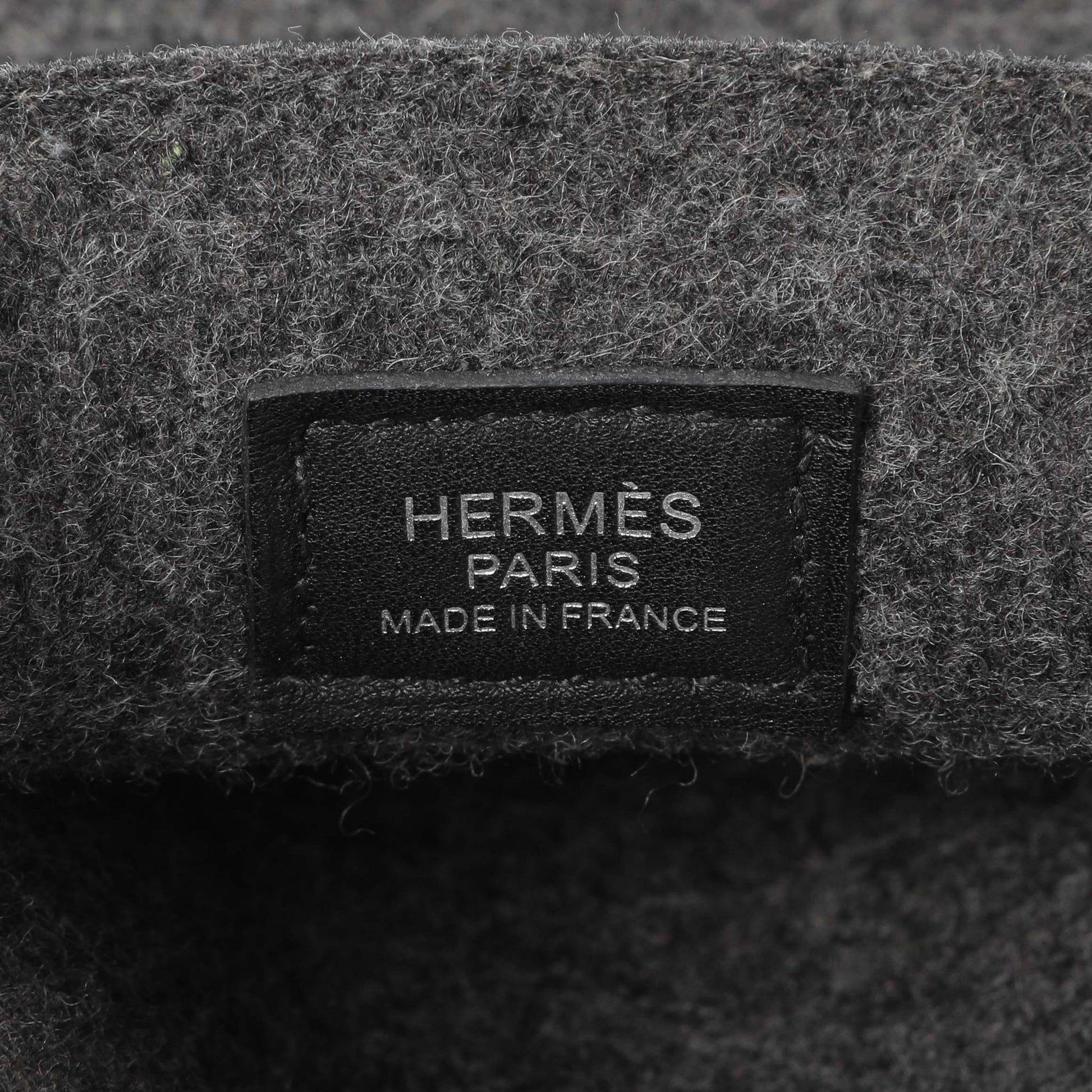 Exclusive Hermes Grey Feutre Swift Evelyne TPM — Lifestyle View