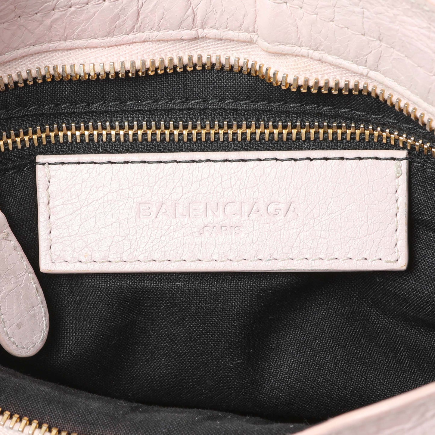Exclusive Balenciaga Pink Agneau Giant 12 Gold Hardware Mini City — Alternate View 9