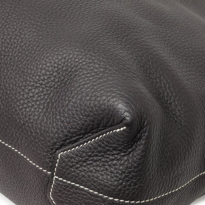 Exclusive Hermes Blue Taurillon Clemence Double Sens 36 — Alternate View 10
