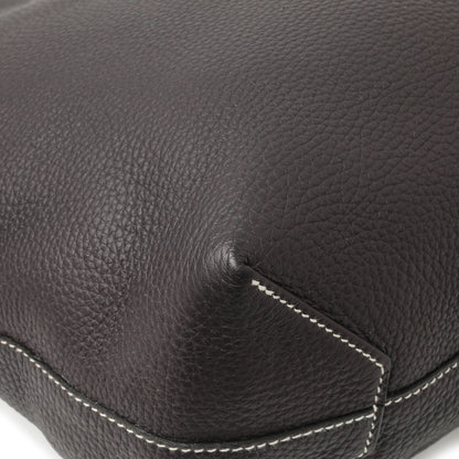 Exclusive Hermes Blue Taurillon Clemence Double Sens 36 — Alternate View 12