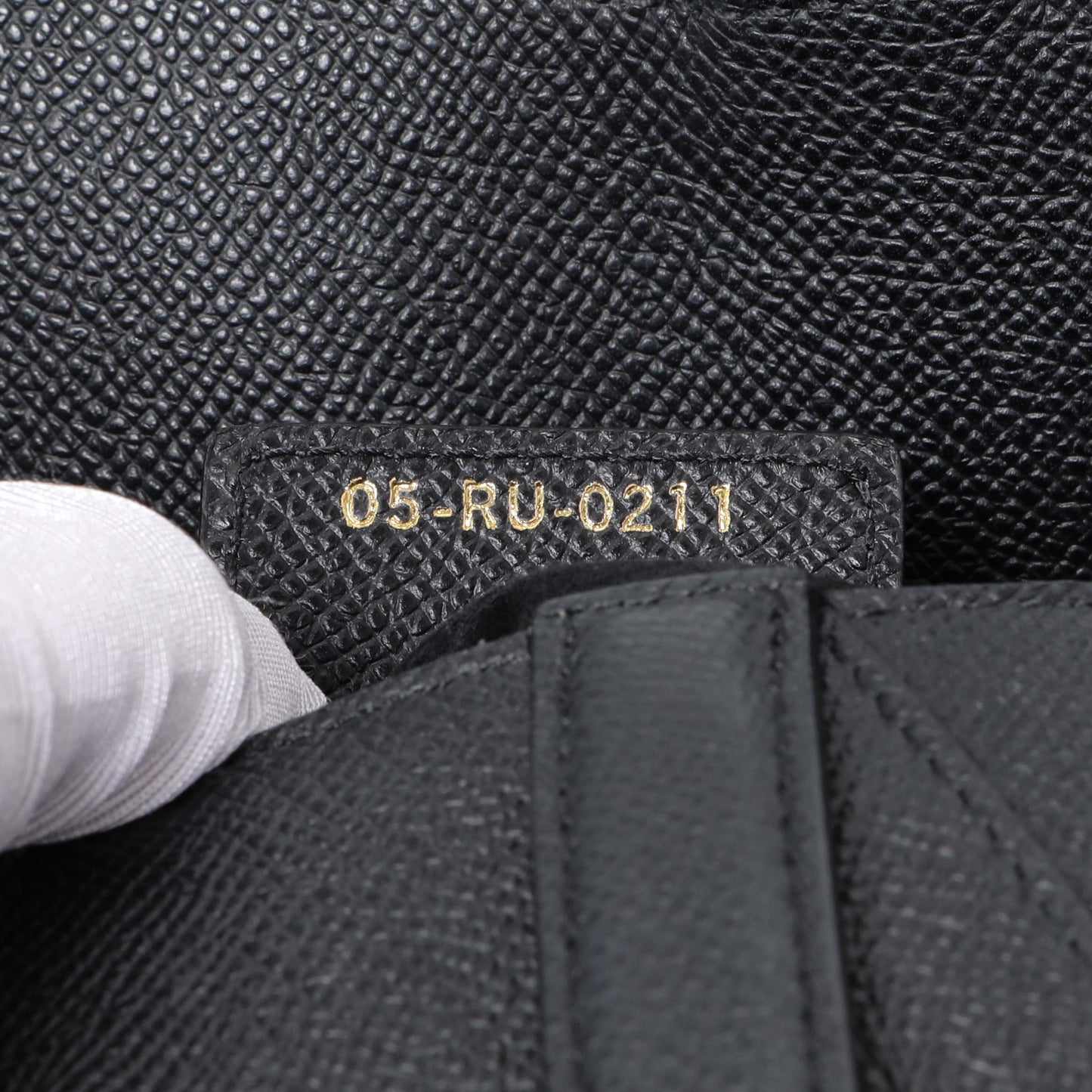 Exclusive Christian Dior Black Grained Calfskin Saddle Bag — Lifestyle View