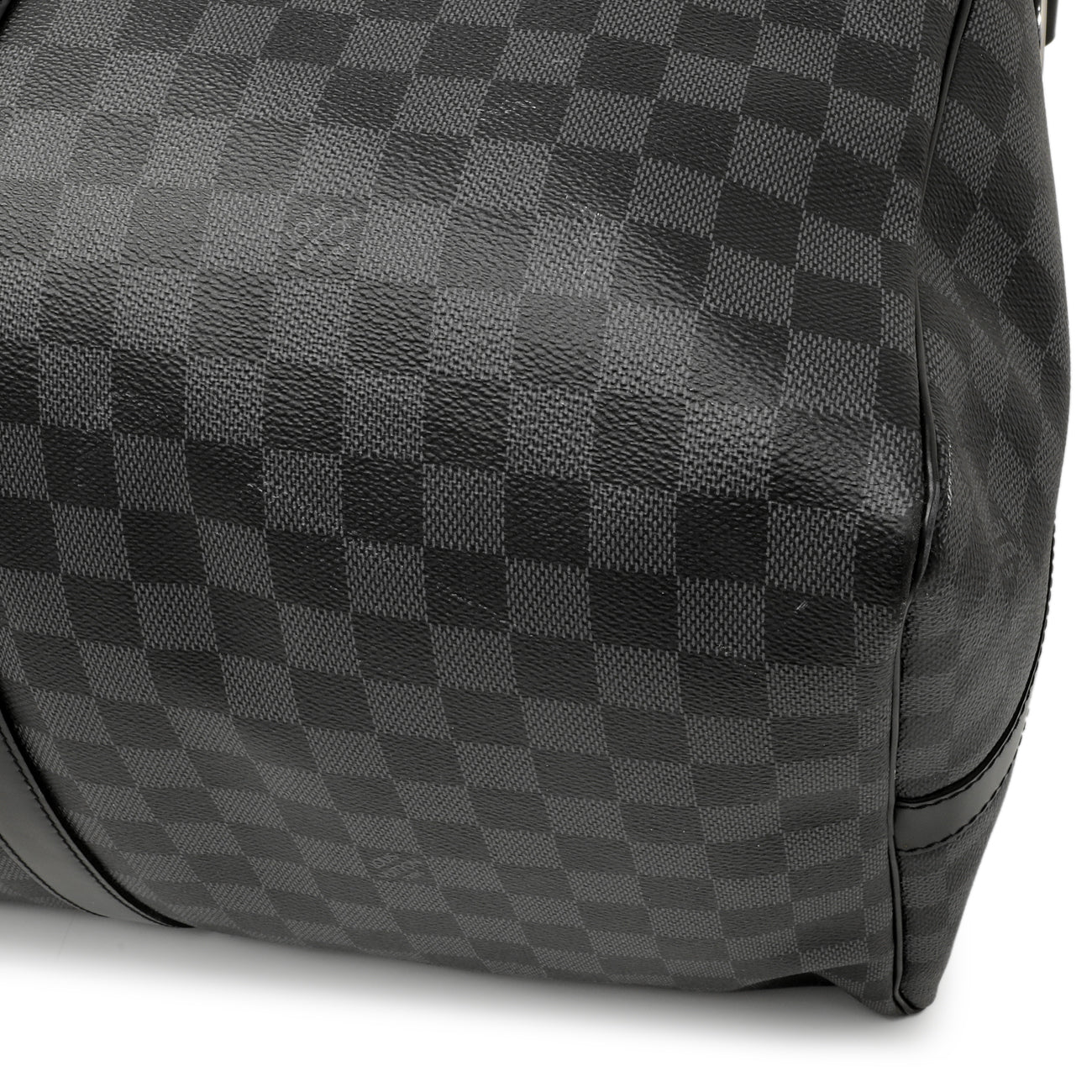 Exclusive Louis Vuitton Damier Graphite Keepall Bandouliere 55 — Alternate View 9