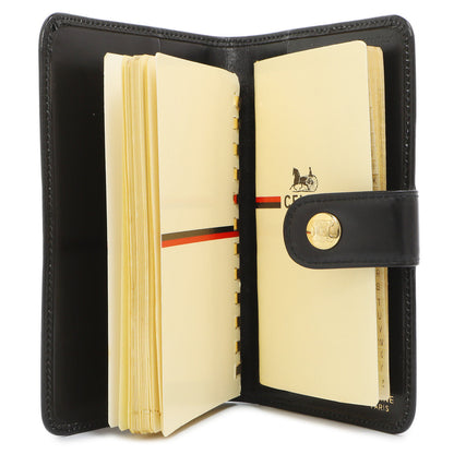 Exclusive Celine Black Box Leather Agenda Cover — Top View