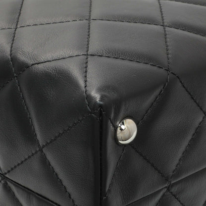 Exclusive Chanel Black Calfskin Quilted Large In the Business Tote — Lifestyle View