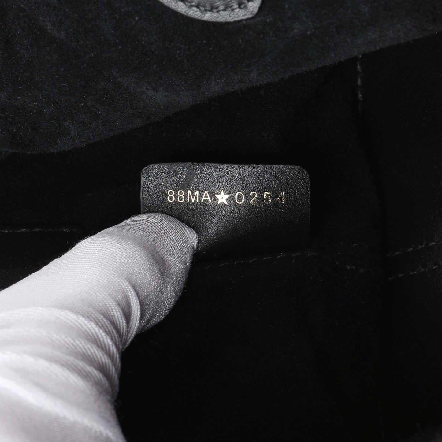 Exclusive Christian Dior Black Calfskin Macrocannage Small Toujours — Lifestyle View