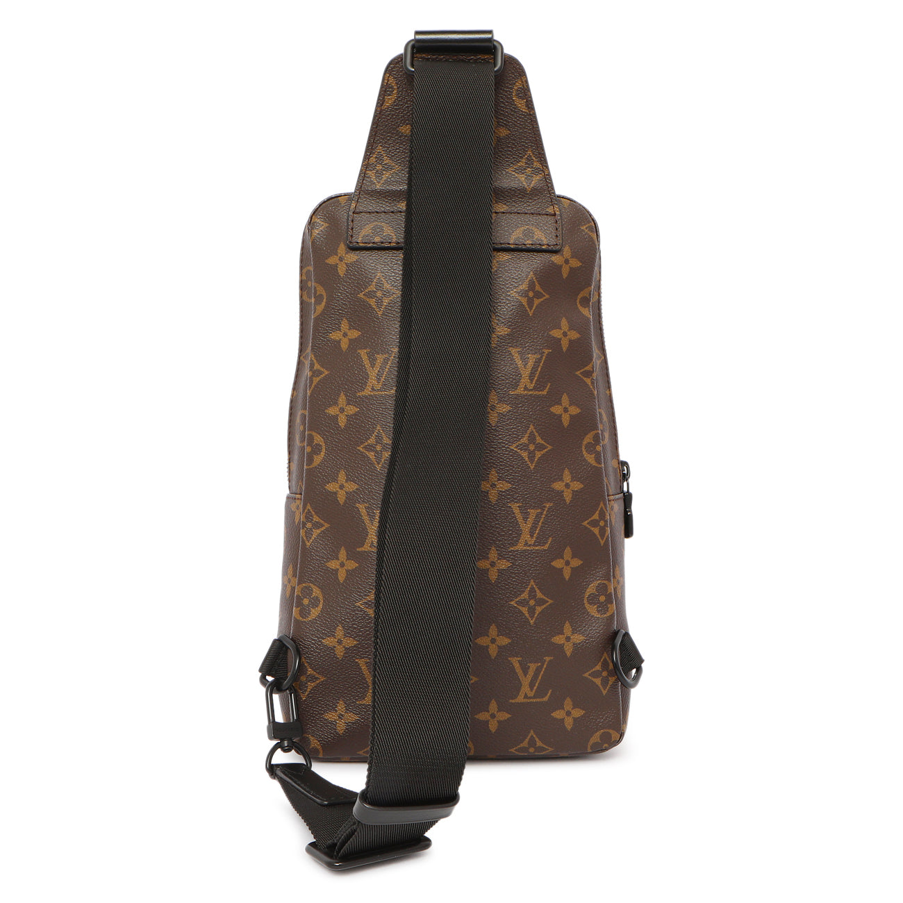 Exclusive Louis Vuitton Monogram Macassar Avenue Sling Bag NM — Side View