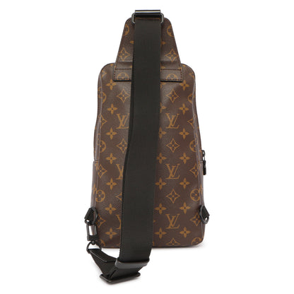 Exclusive Louis Vuitton Monogram Macassar Avenue Sling Bag NM — Side View