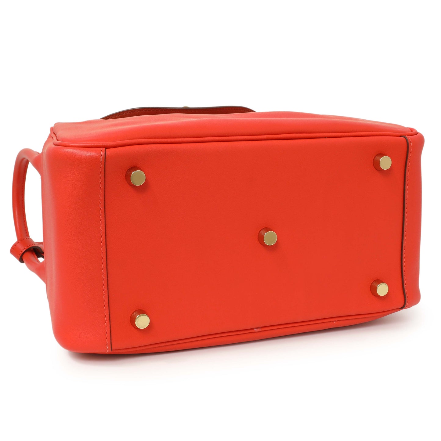 Exclusive Hermes Rouge Tomate Swift Lindy 26 — Back View