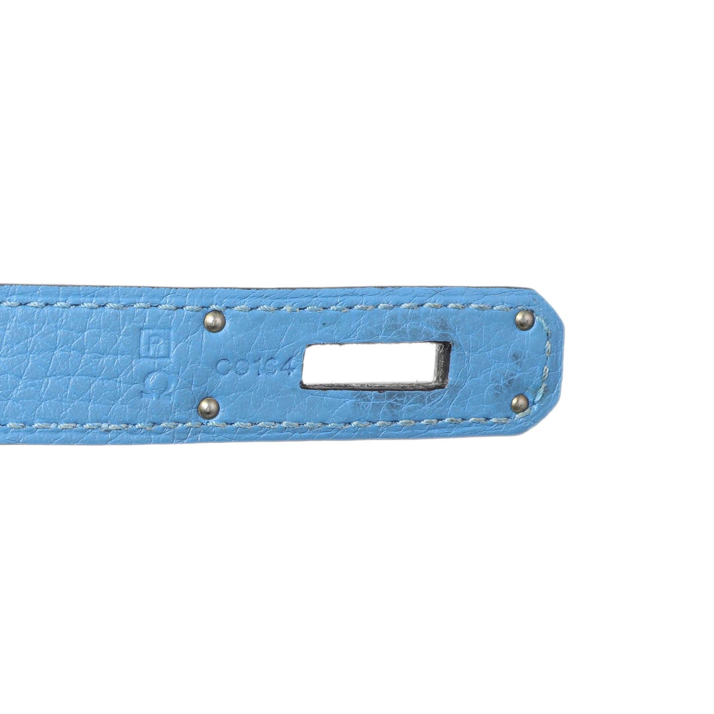 Exclusive Hermes Blue Paradise Taurillon Clemence Kelly Retourne 32 — Alternate View 10