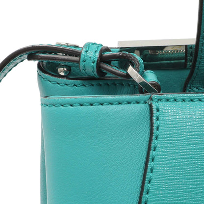 Exclusive Fendi Teal Vitello Elite Petite 2Jours Tote — Alternate View 7