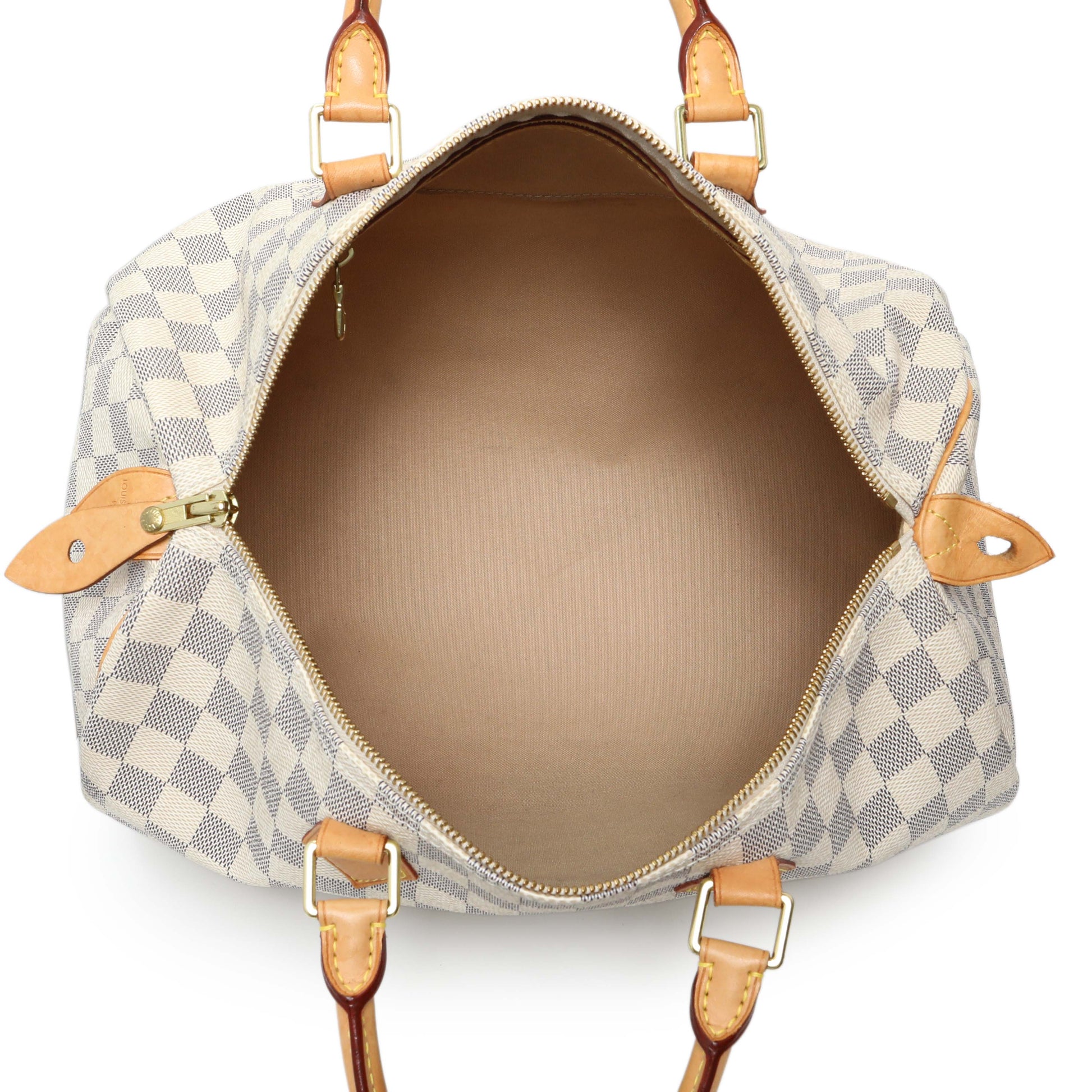 Exclusive Louis Vuitton Damier Azur Speedy 35 — Alternate View 8