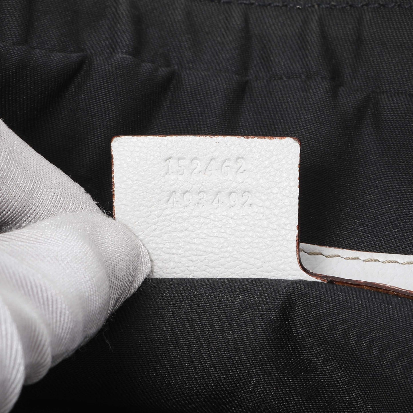 Exclusive Gucci White Calfskin Capri Small Bowler — Alternate View 10