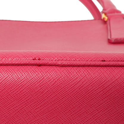 Exclusive Prada Pink Saffiano Small Galleria Double Zip Tote — Alternate View 10
