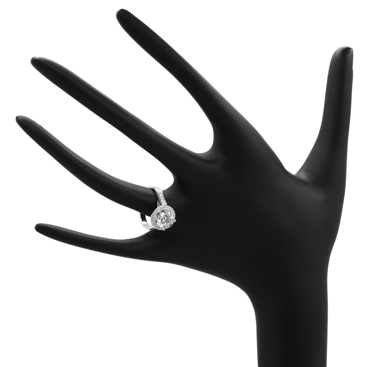 Exclusive 18K White Gold 2.00 Carat Diamond Ring — 5 — Top View