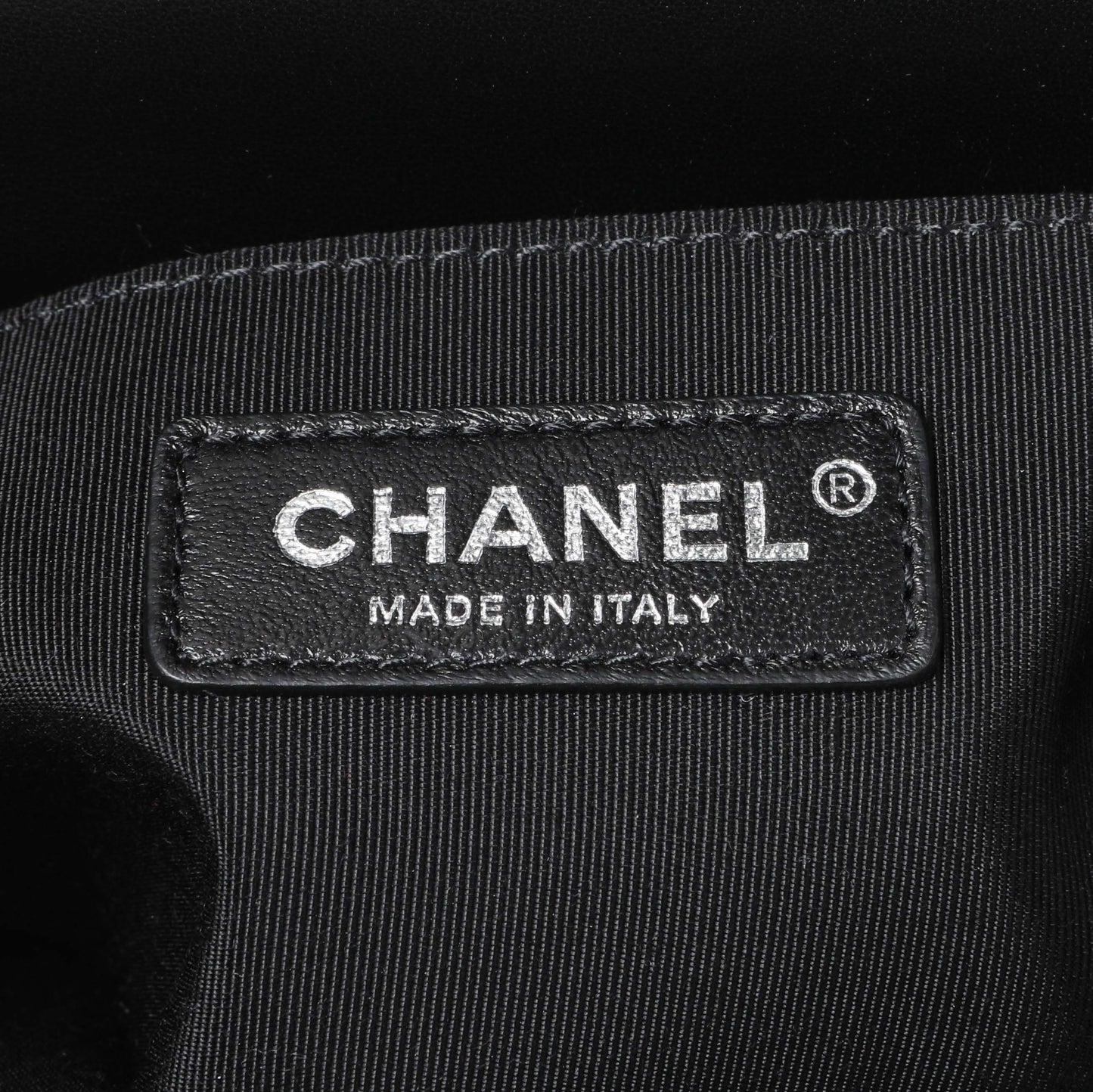 Exclusive Chanel Black Quilted Calfskin Small Boy Flap — Lifestyle View