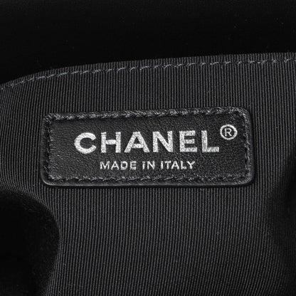 Exclusive Chanel Black Quilted Calfskin Small Boy Flap — Lifestyle View