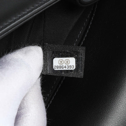 Exclusive Chanel Black Quilted Calfskin Small Boy Flap — Alternate View 7