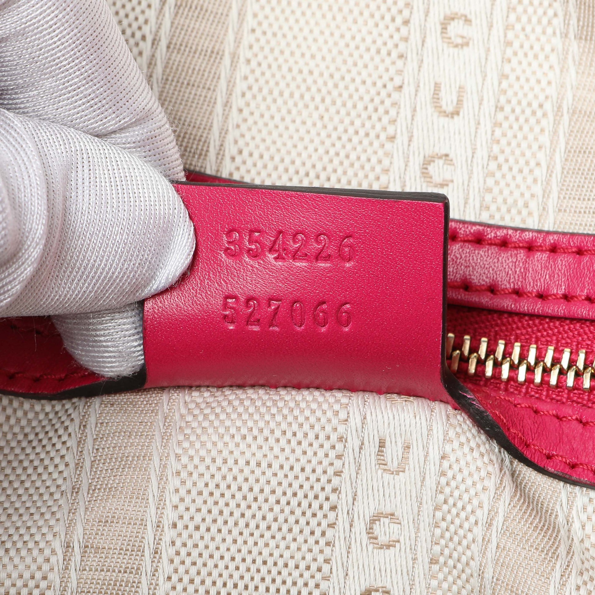 Exclusive Gucci Pink Diamante Boston Bag — Alternate View 10