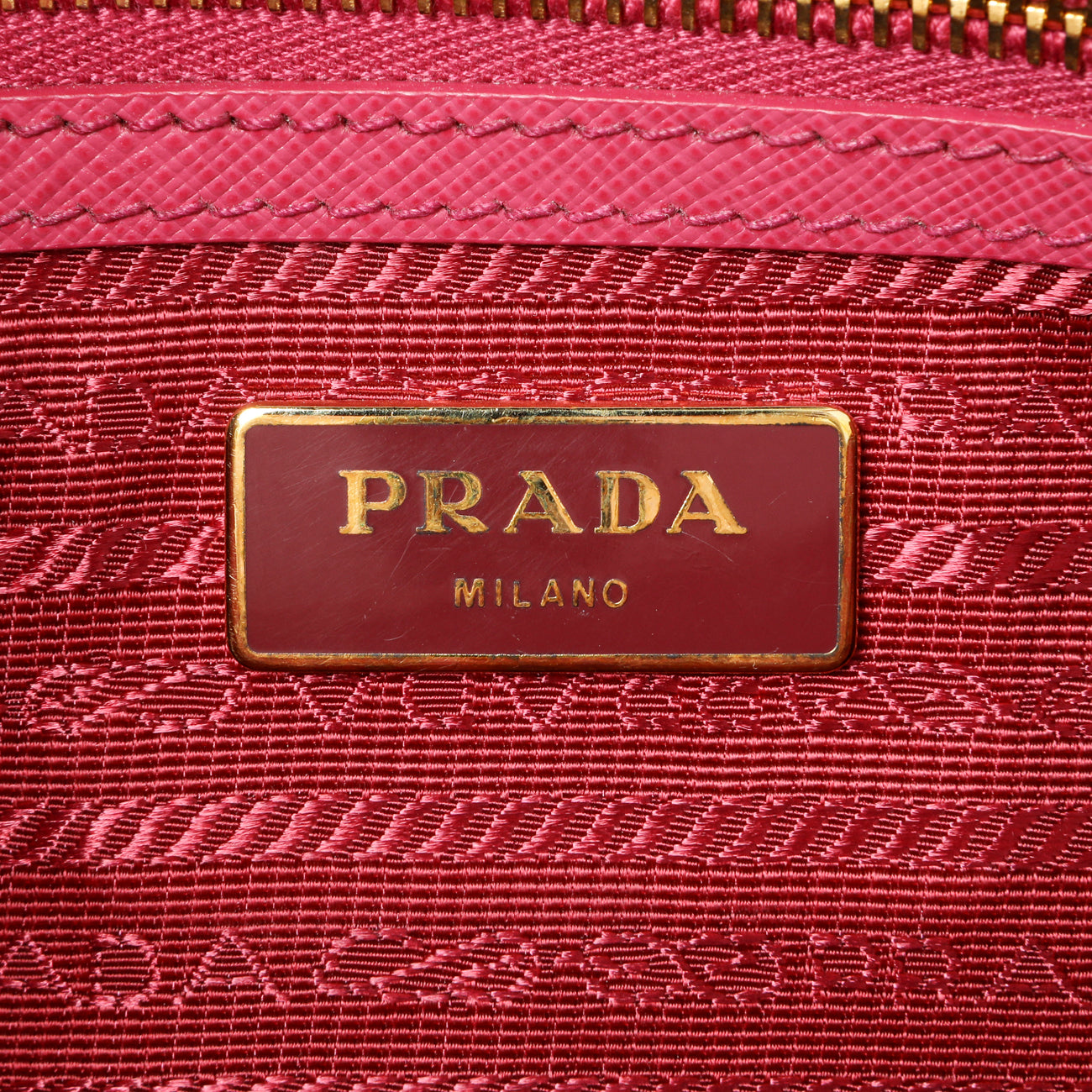 Exclusive Prada Pink Saffiano Small Galleria Double Zip Tote — Alternate View 9