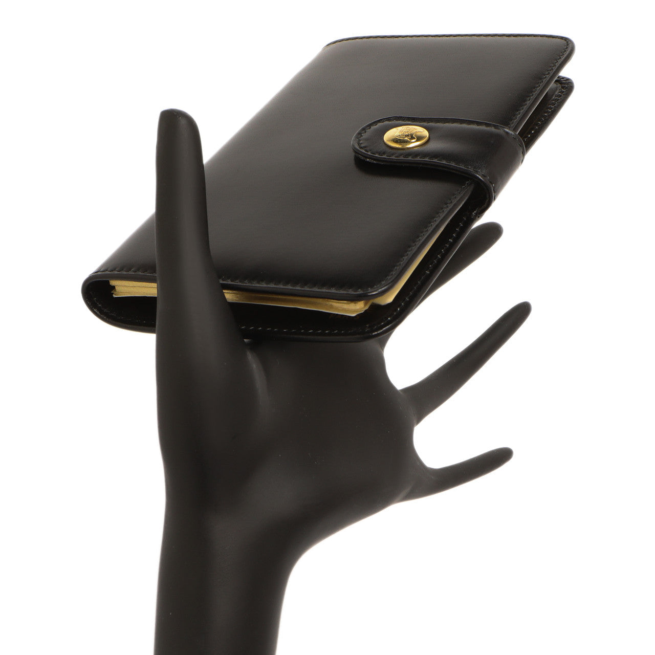 Exclusive Celine Black Box Leather Agenda Cover — Alternate View 7
