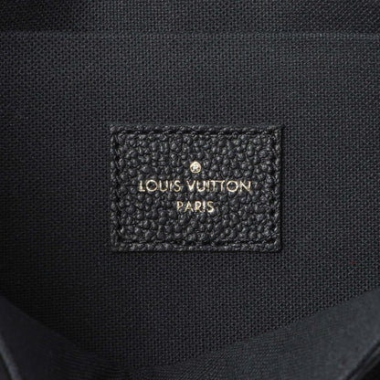Exclusive Louis Vuitton Black Empreinte Pochette Felicie Chain Wallet — Detail View